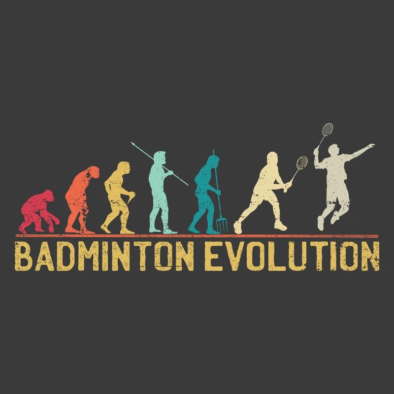 Badminton Evolution Zeitleiste Design