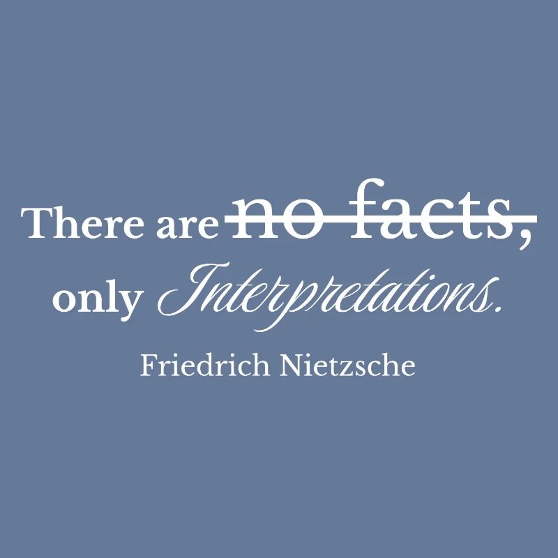 Interpretations Over Facts - Vintage Script