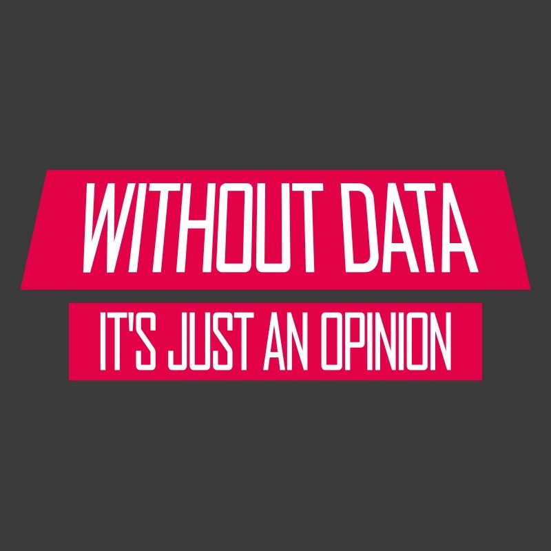 Without Data It's Just An Opinion Statistics Nerd