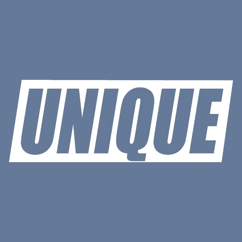 Unique Einzigartig Unikat Selbstwert Einzig Artig