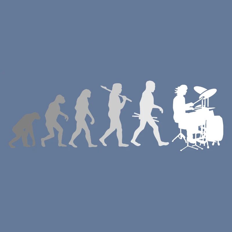 Evolution de la chemise Drums Drummer