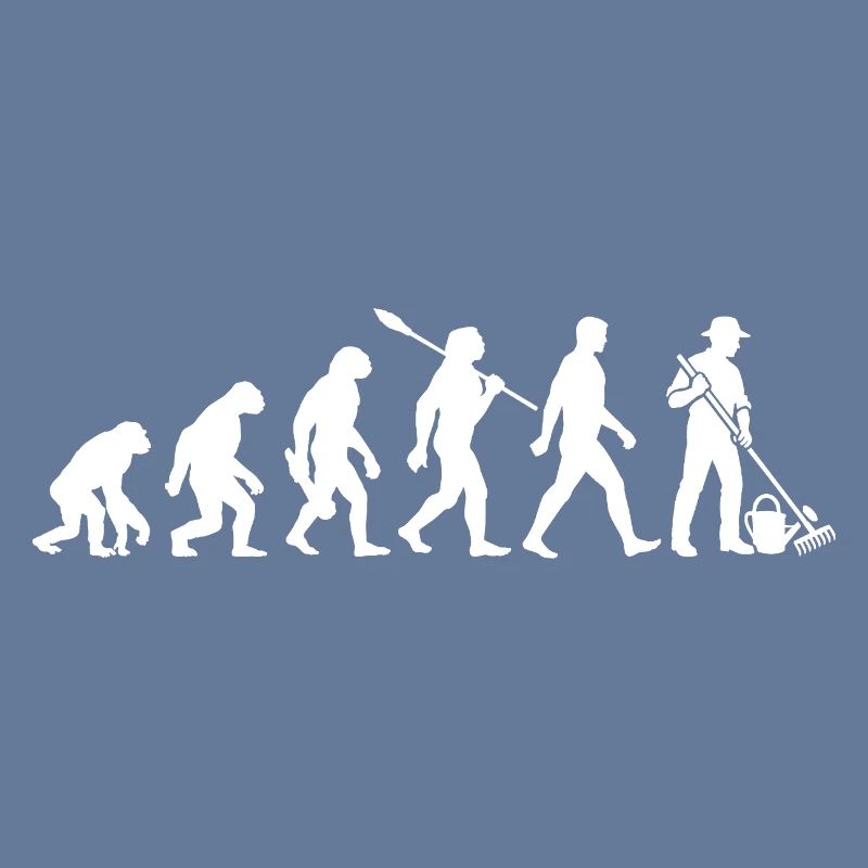 Evolution - Gärtner - Garten - Gartenarbeit