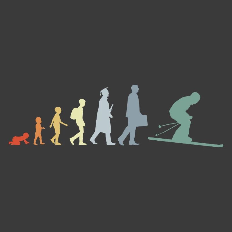 Evolution of skiing