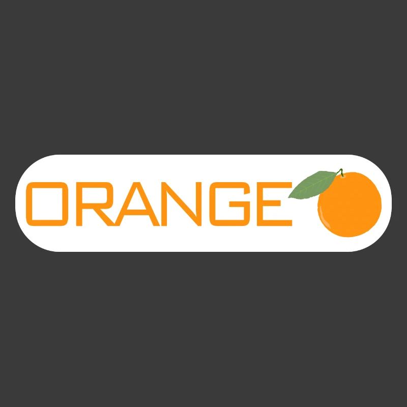 Orange fruit fruit gift idea logo