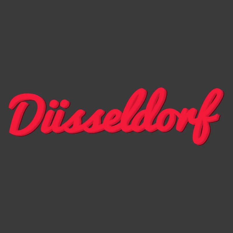 Düsseldorf Script Stadtlogo
