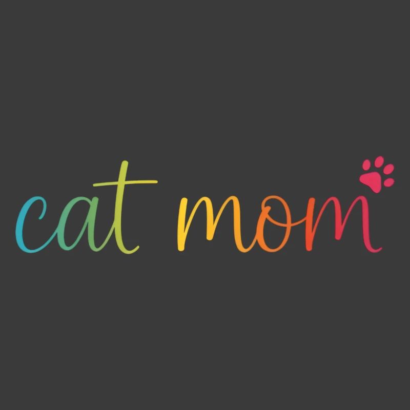 Cat Mom Regenbogen - Süßes Katzen Mama Design
