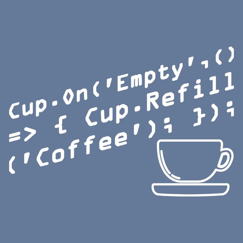 Aus Kaffee Code generieren Programmierer