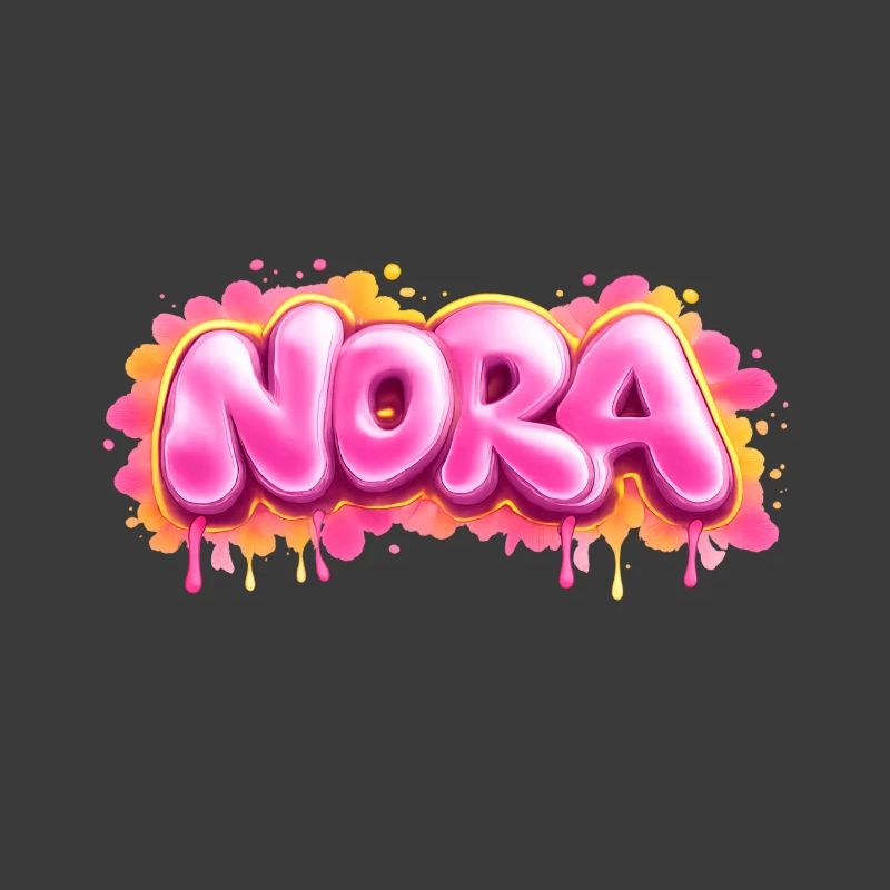 NORA GRAFFITI NAME FOR PERFECT GIFT PRINTABLE on c