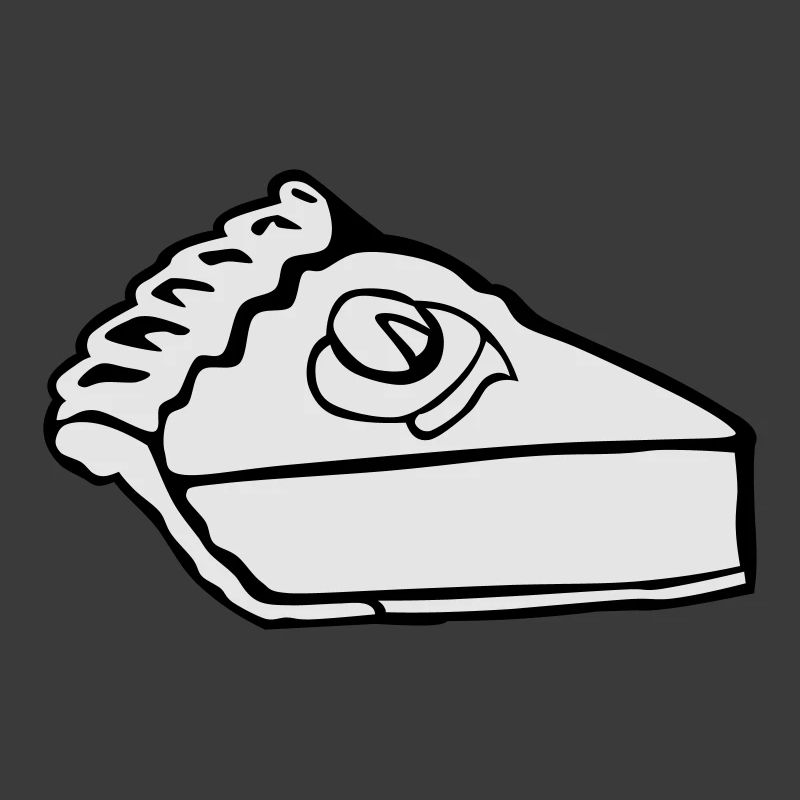 Slice of pumpkin pie