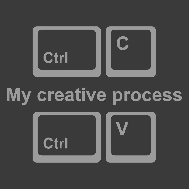 Copy Paste Shirt – Funny Coder & Designer Tee