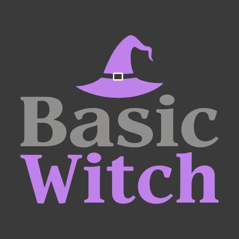 Basic Witch Halloween Spruch Zitat