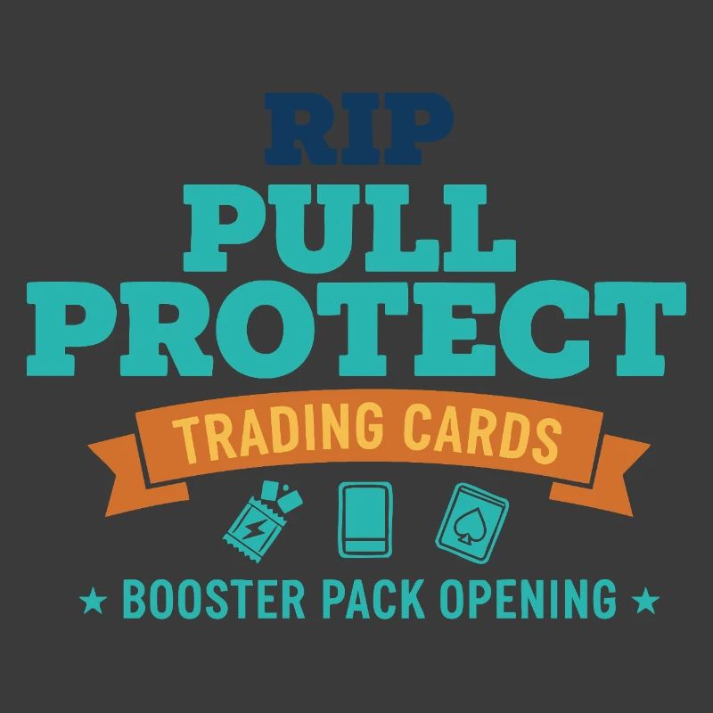 Rip Pull Protect Trading Cards Booster Pack