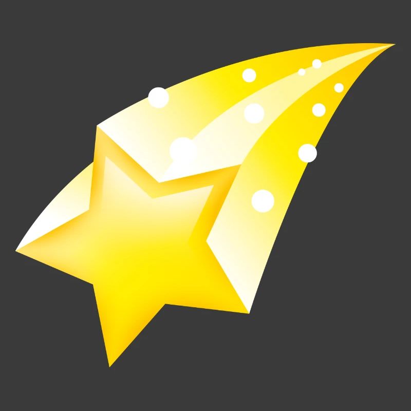 Smiley Falling Star