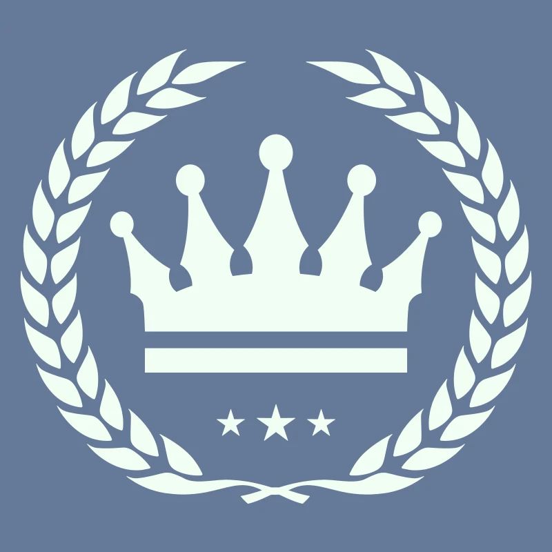 Conception de l’emblème du feuillage de la couronne