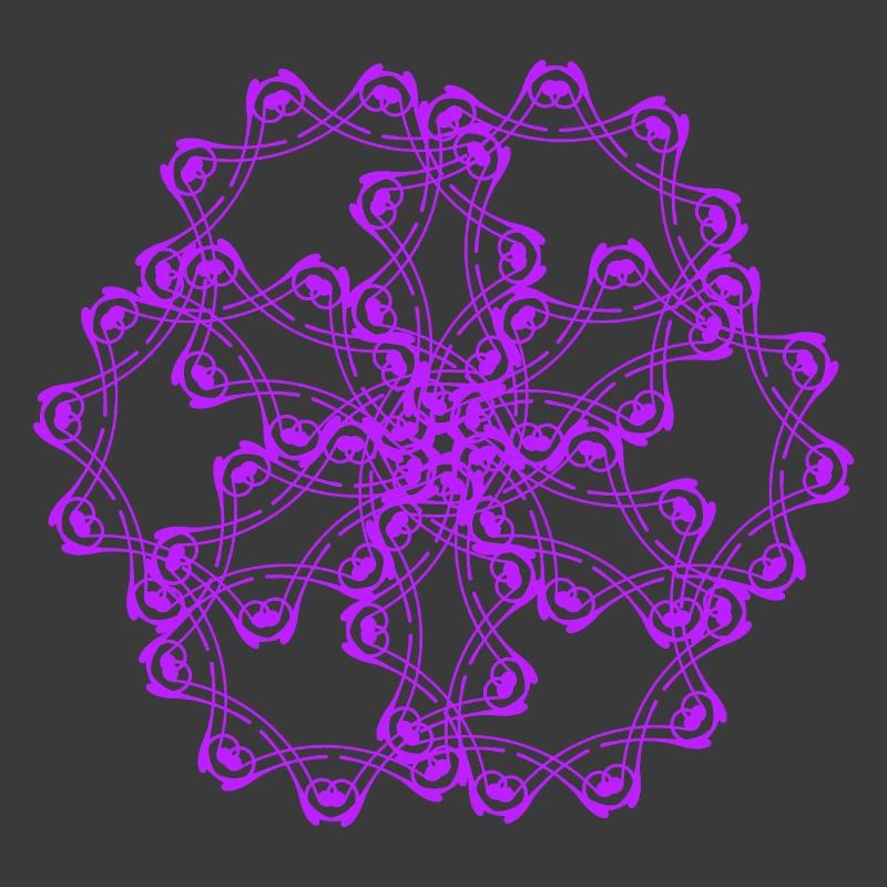 Random patterns circled