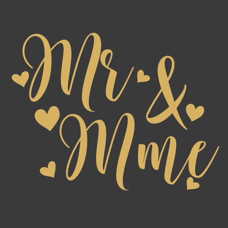 Mr And Mme script doré