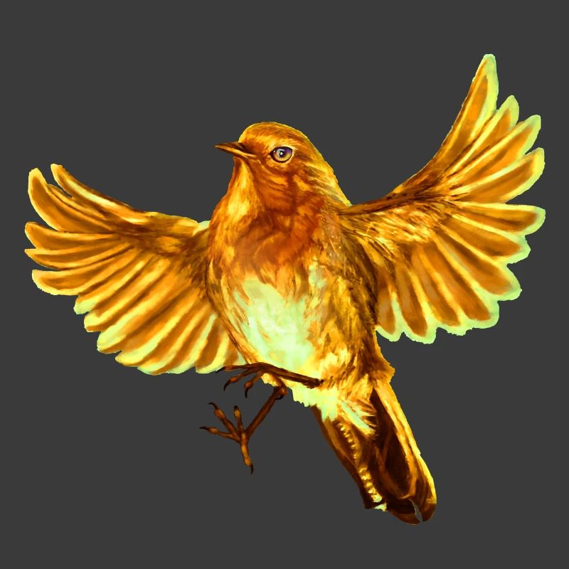 gelber Vogel