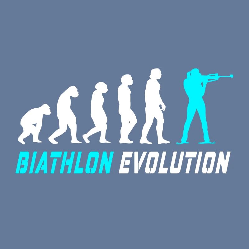 Evolution biathlon design / gift idea