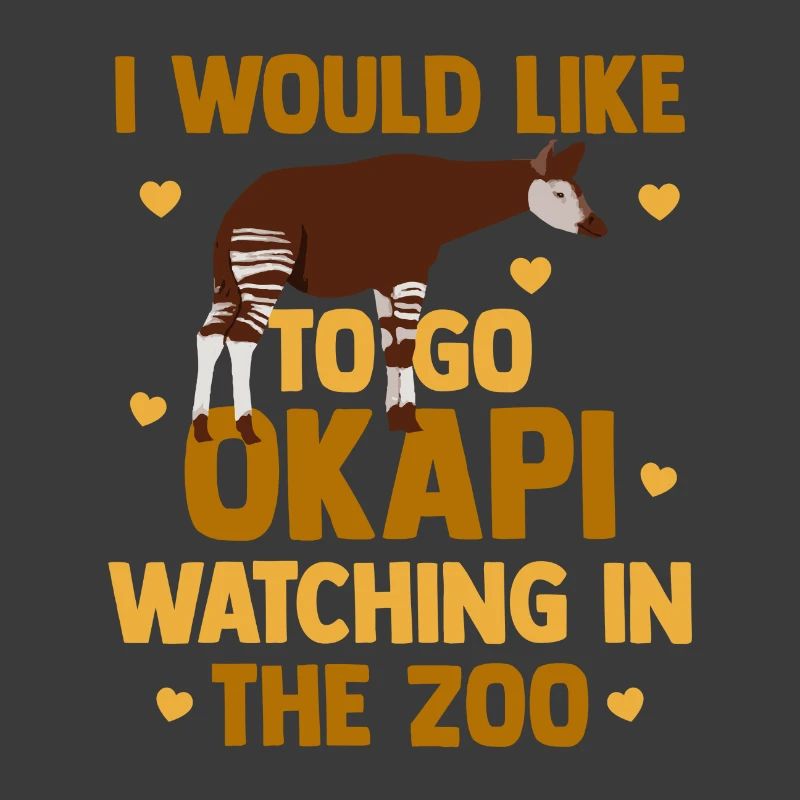 Okapi in harmony with nature