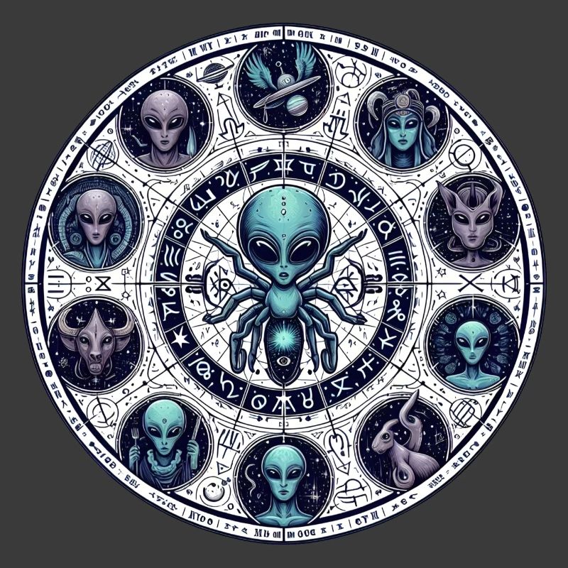 Conception de la roue Alien Zodiac