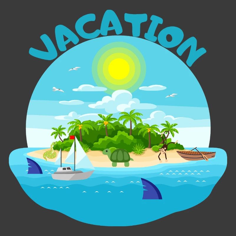 Conception de plage idyllique d’île tropicale