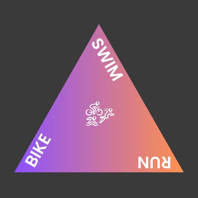 Triathlon Triangle Gradient