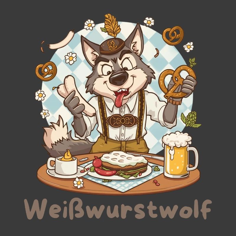 Weißwurstwolf Kochheld Bavarian