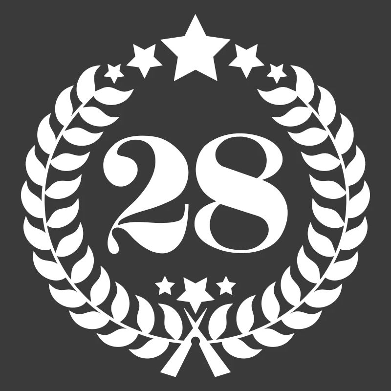 28ter numéro de bague d'anniversaire de 28 ans