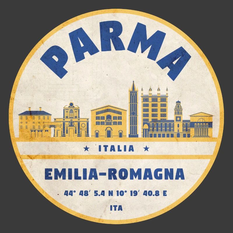 Parma Skyline Emilia Romagna Sticker