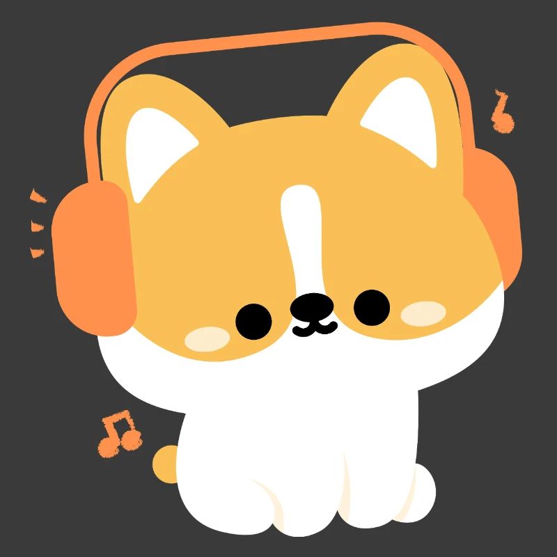 Headphone Corgi