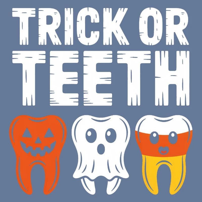 Trick oder Teeth Halloween-Trio