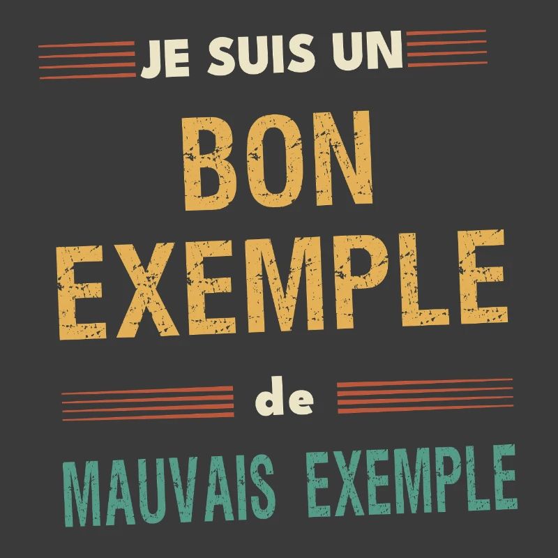 Good Example and Bad Example - Humorous Message