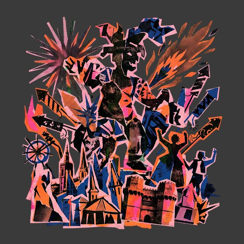 Fallas De Valencia Risographie