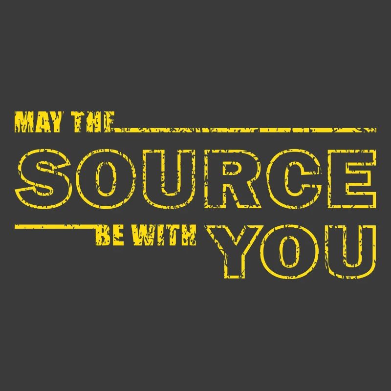 Que la source soit avec vous – Geek Tee