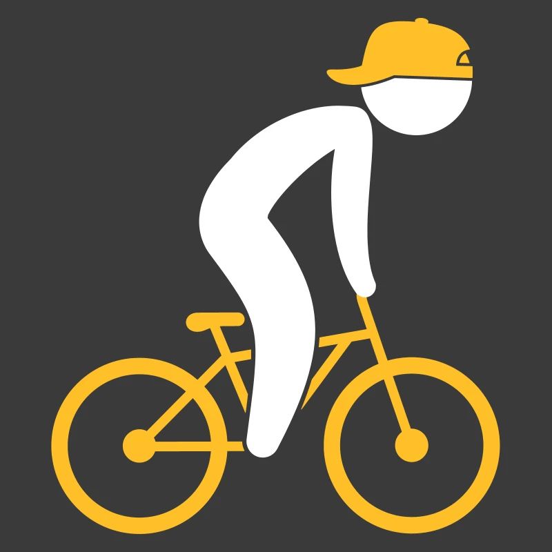 Ein Radfahrer