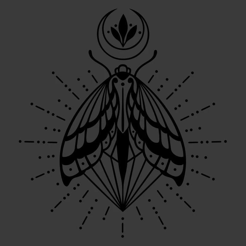 Moth moon crystal diamond firefly