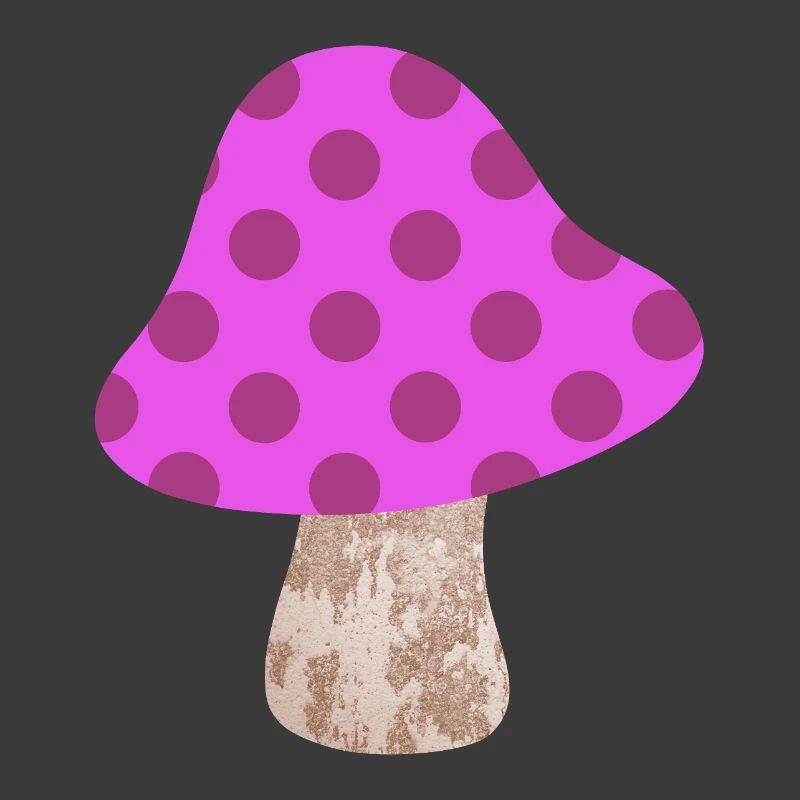 Motif de points champignons Points Points Roses Bonheur de la chambre de bébé