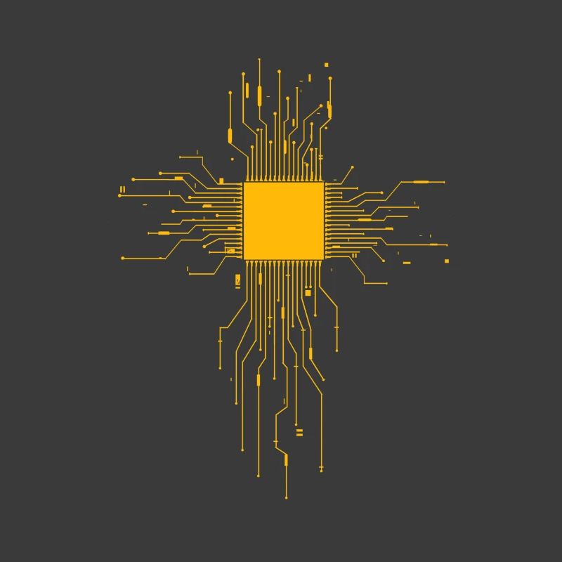 Computer Herz / CPU - Heart