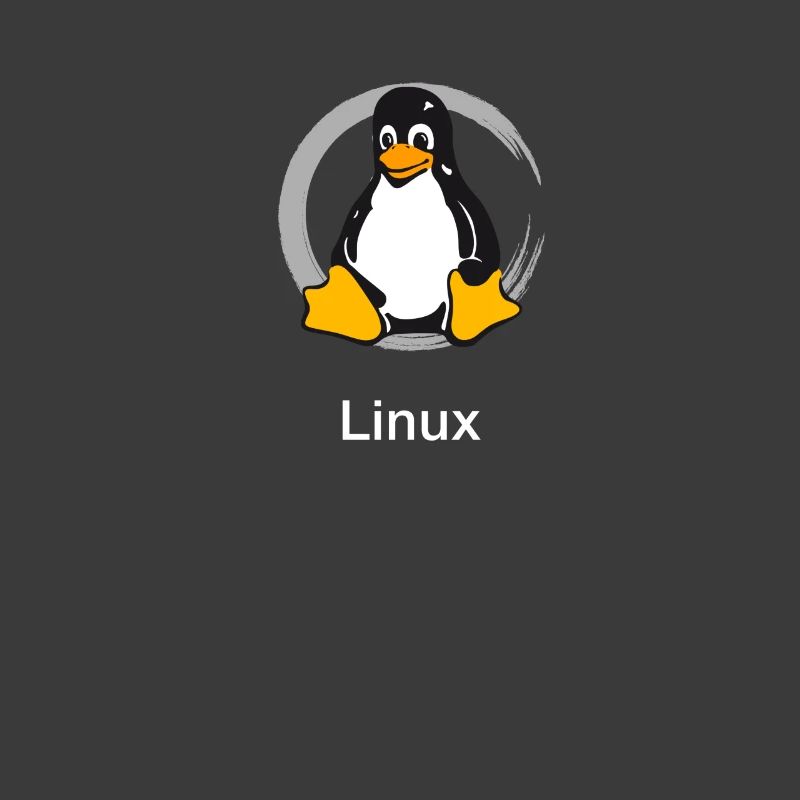Ordinateur penguin nerd geek programmeur administrateur