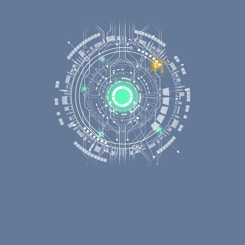 nerd CPU core computer code pc platine raumschiff