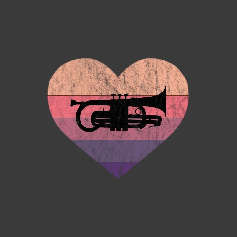 Le joueur de vent aime le cornet et le bugle