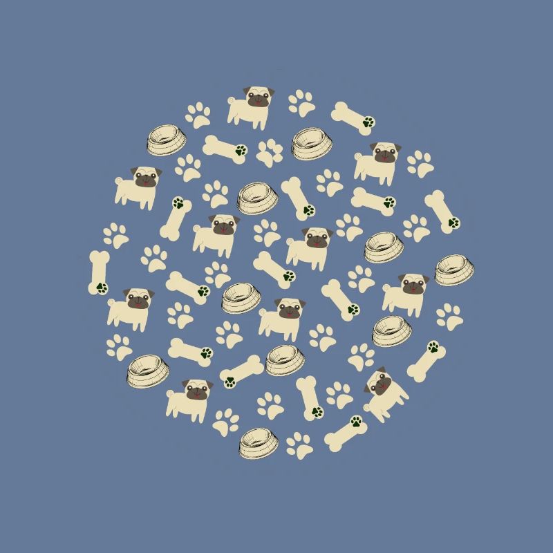 Pug Pattern - Pug Lovers Apparel