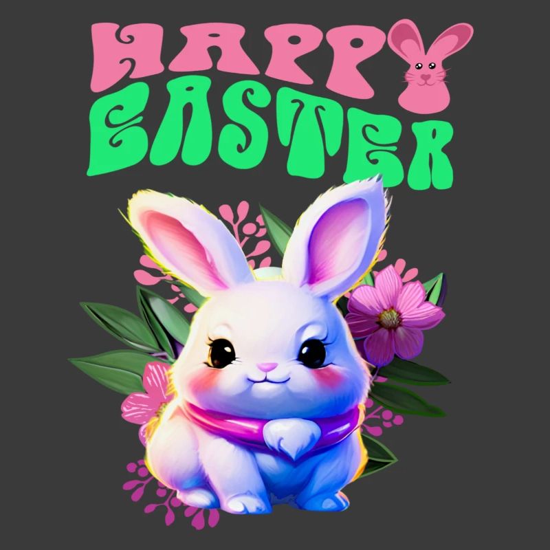 Easter Bunny - sweet rabbit Happy Easter
