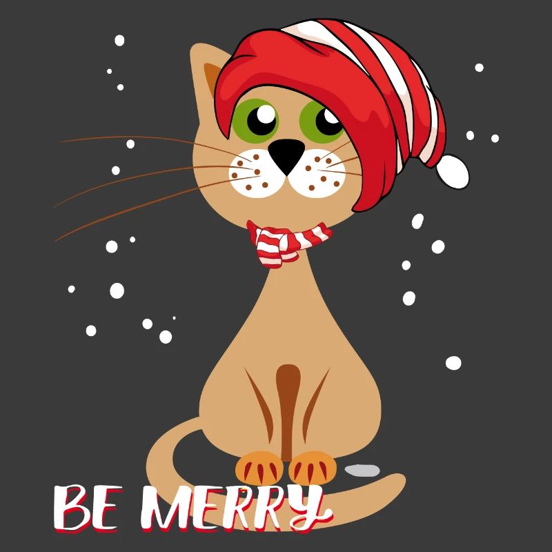 sois Joyeux Chat de Noël