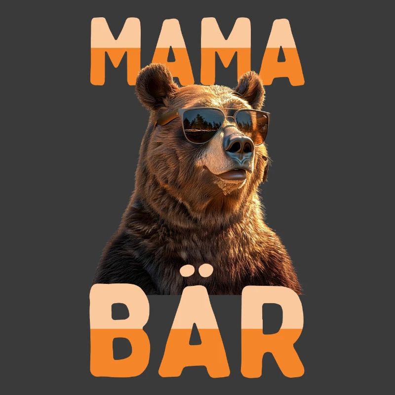 Mama Bär Bären Mutter Bärin Muttertag Grizzly Mama