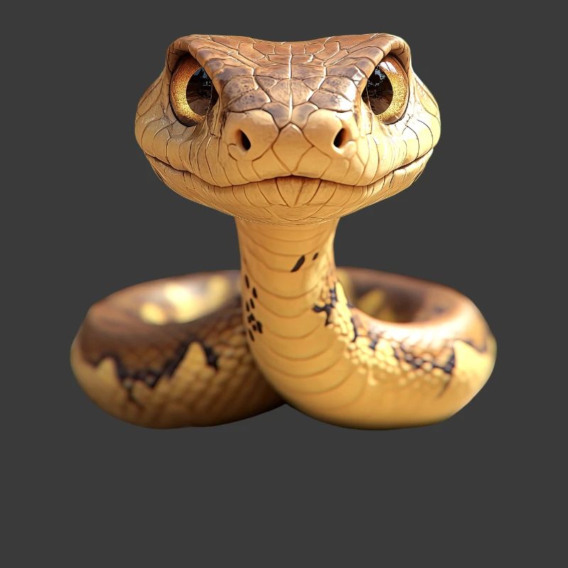 Serpent Python Cobra Mamba Serpent à sonnettes Serpent