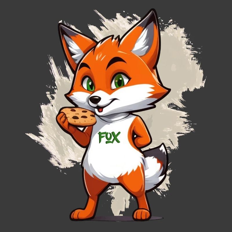 Fox with biscuits