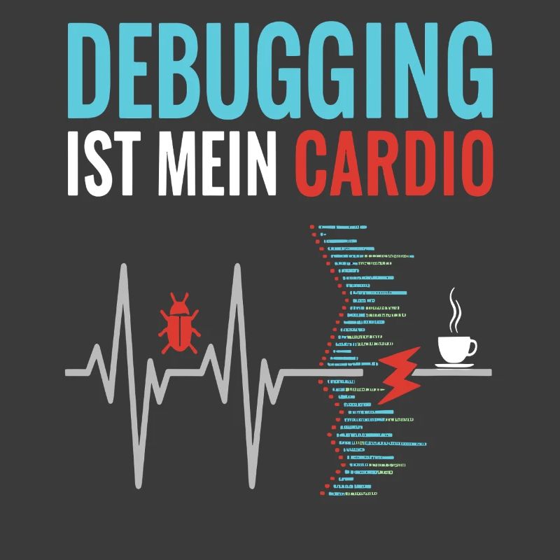 Debugging ist mein Cardio - Programmierer Nerd