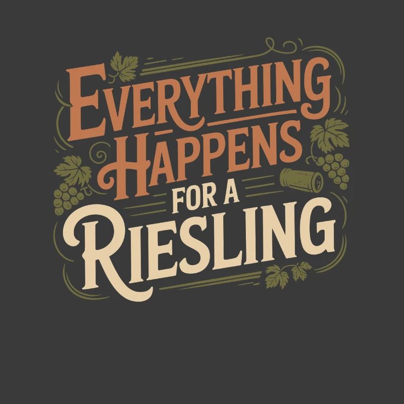 Wine Wine Drinker Everything Happens For A Riesling