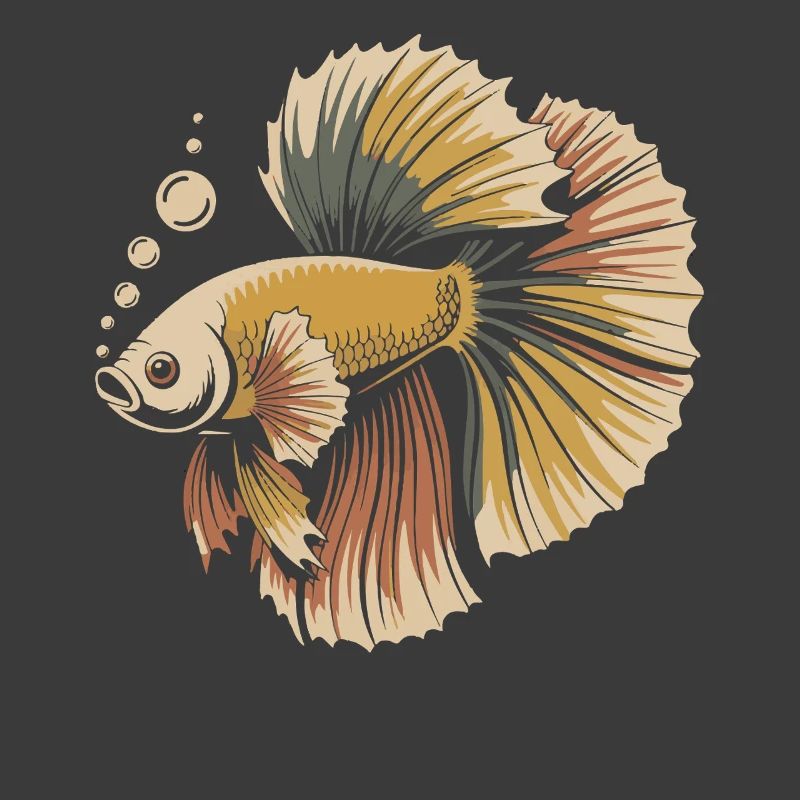 Betta Couleur Explosion Poisson